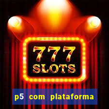 p5 com plataforma de jogos